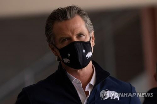 개빈 뉴섬 미 캘리포니아 주지사. [로이터=연합뉴스]